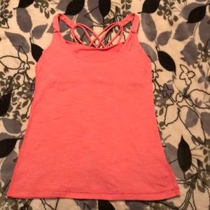 Lululemon size 4 salmon tank top